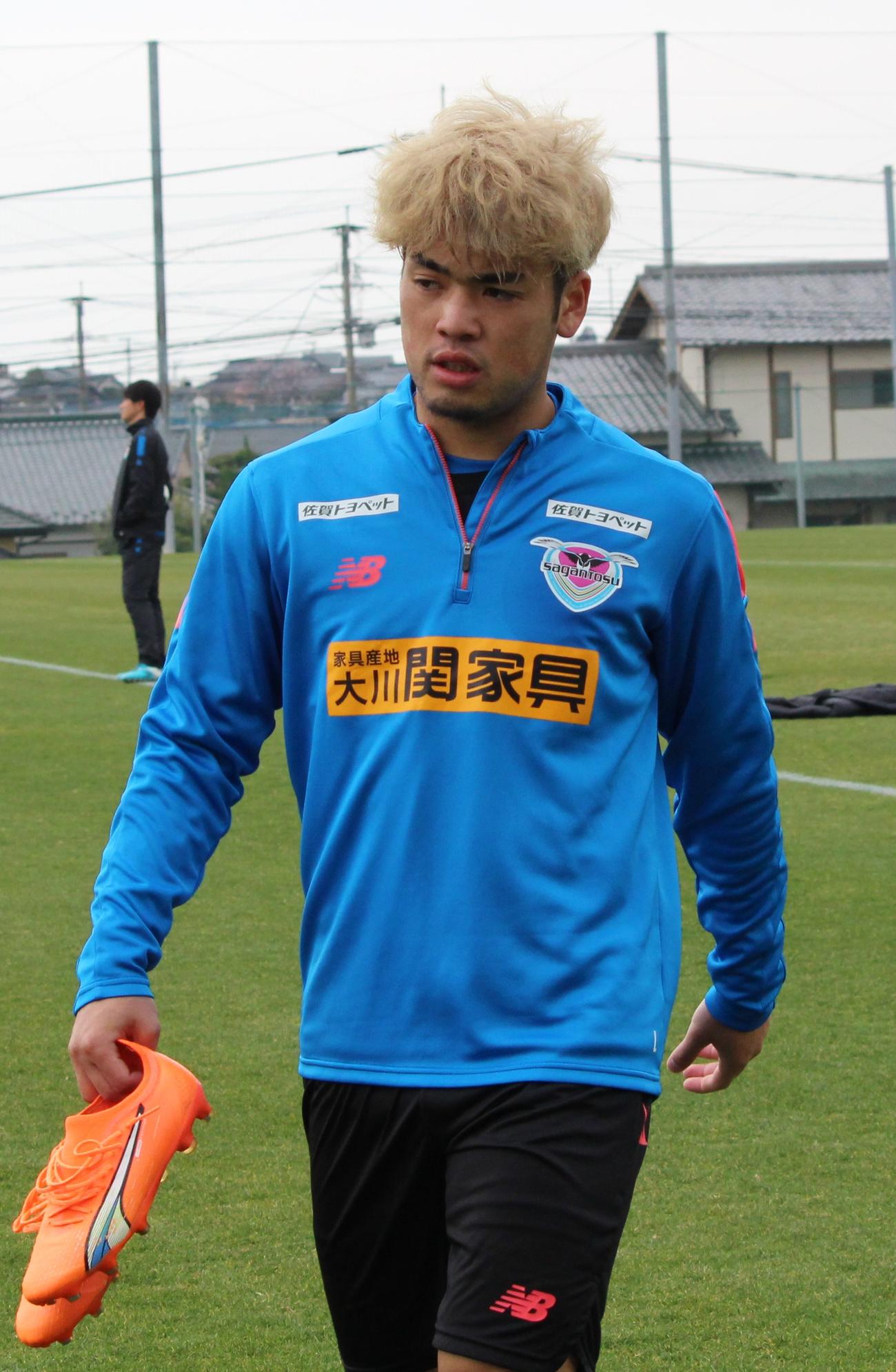 鳥栖FW樺山諒乃介（2022年3月1日撮影）