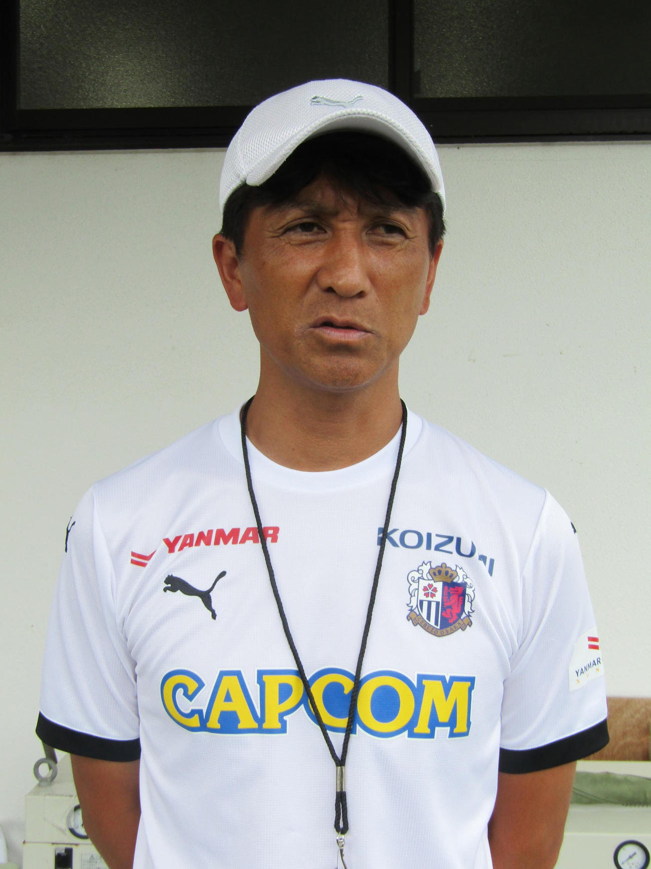 取材に応じるC大阪小菊監督（24年7月2日撮影）