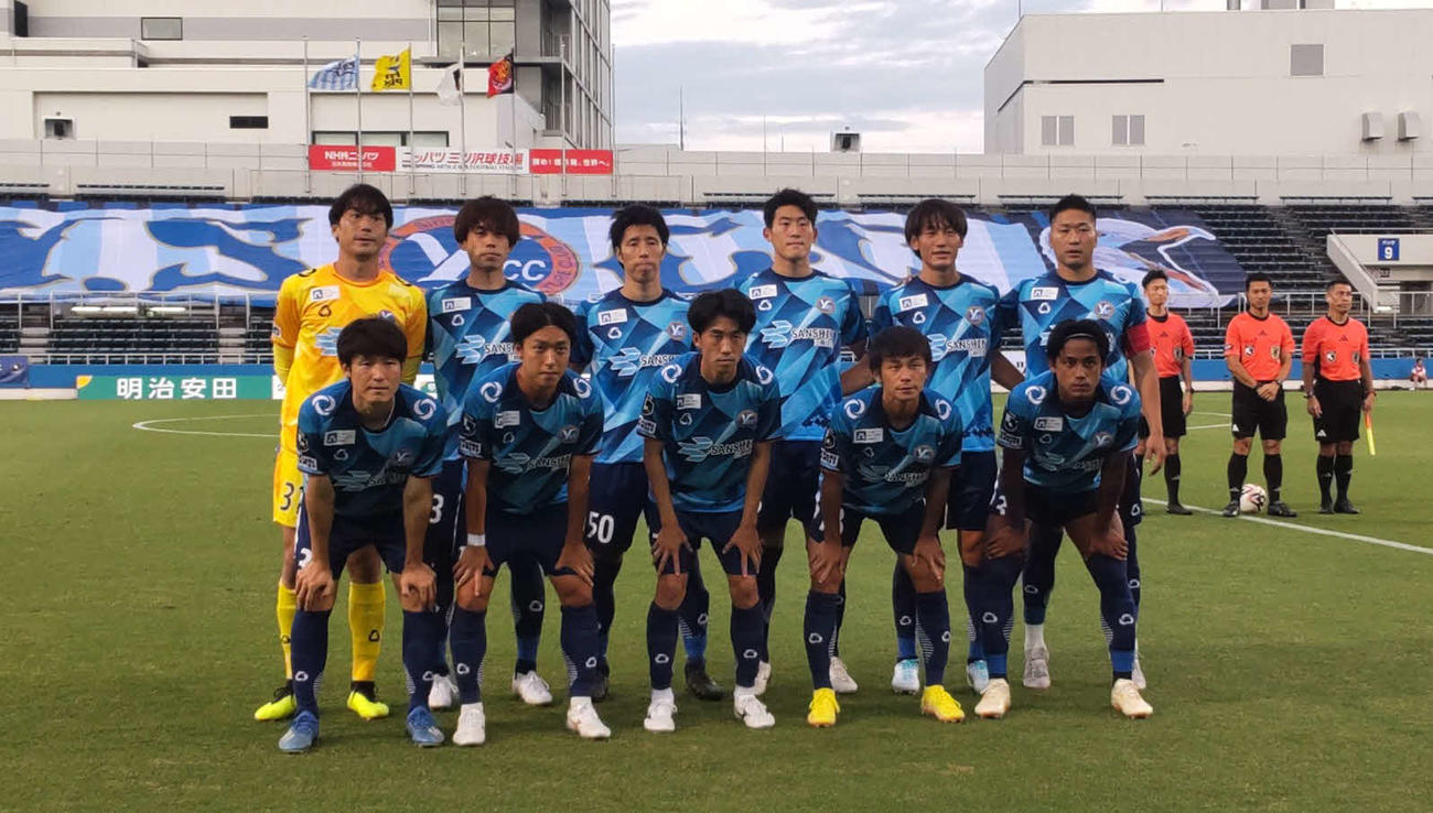 福島戦に臨むYS横浜の先発メンバー