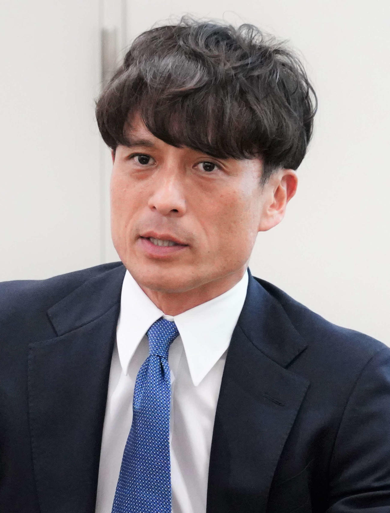 日本サッカー協会宮本恒靖会長（2023年12月14日撮影）