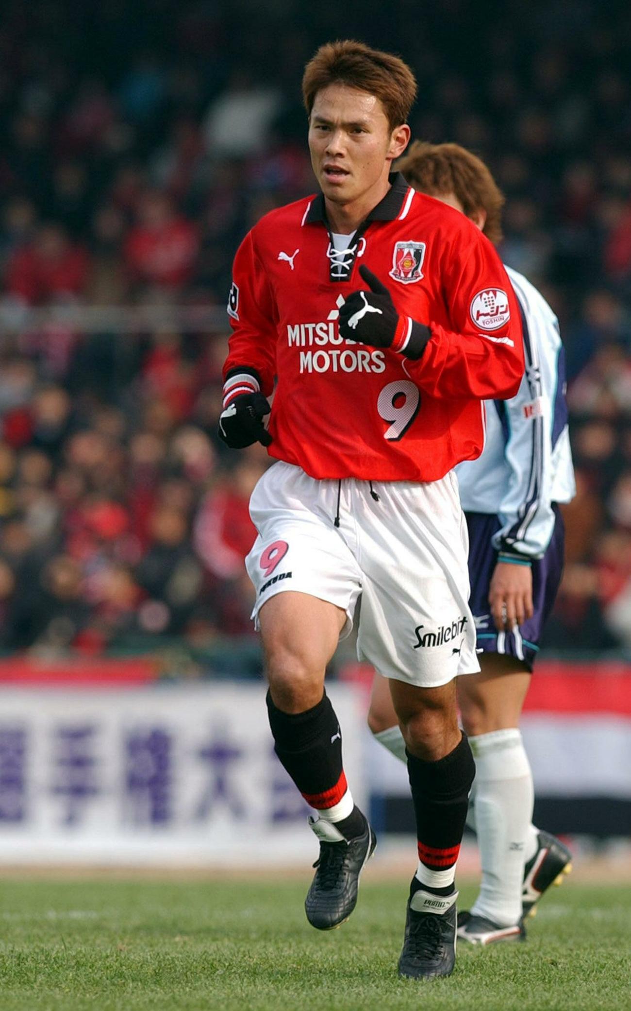 浦和で現役時代の福田正博氏（2002年12月撮影）