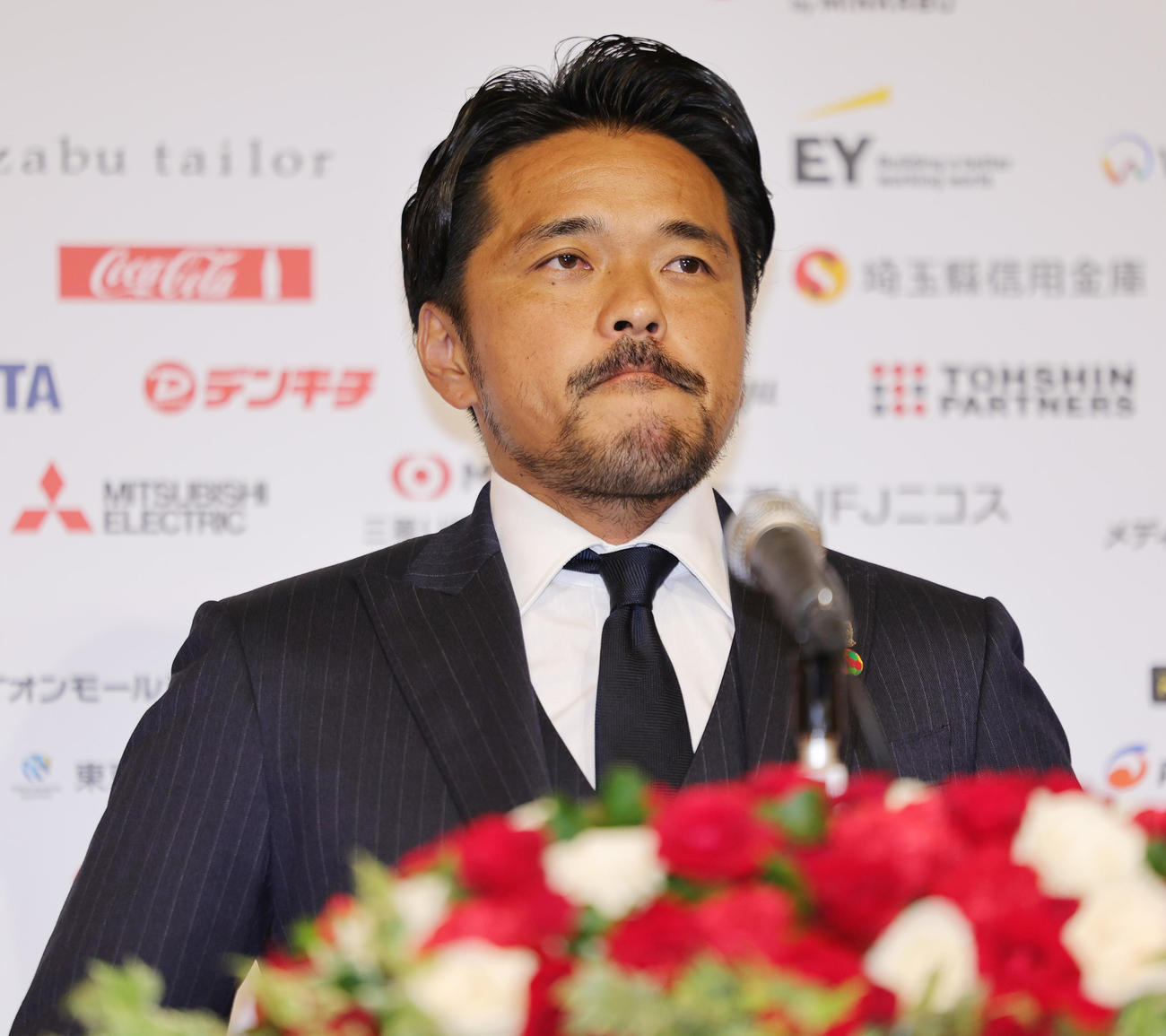 引退を発表した浦和興梠（撮影・野上伸悟）