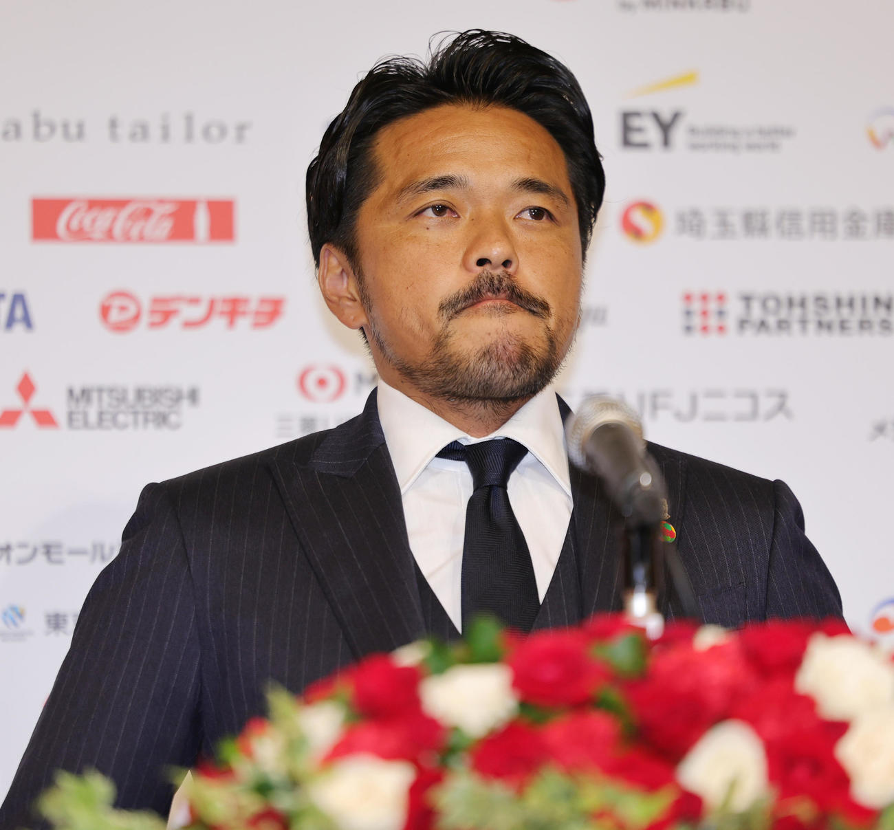 引退を発表した浦和興梠（撮影・野上伸悟）