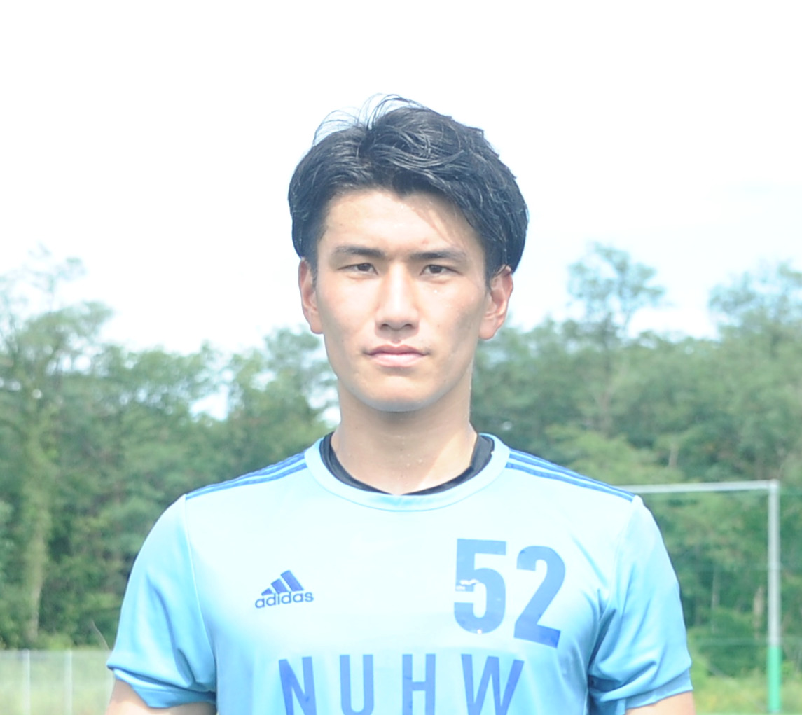 J2群馬への来季新加入が内定した新潟医療福祉大・秋元（撮影・小林忠）