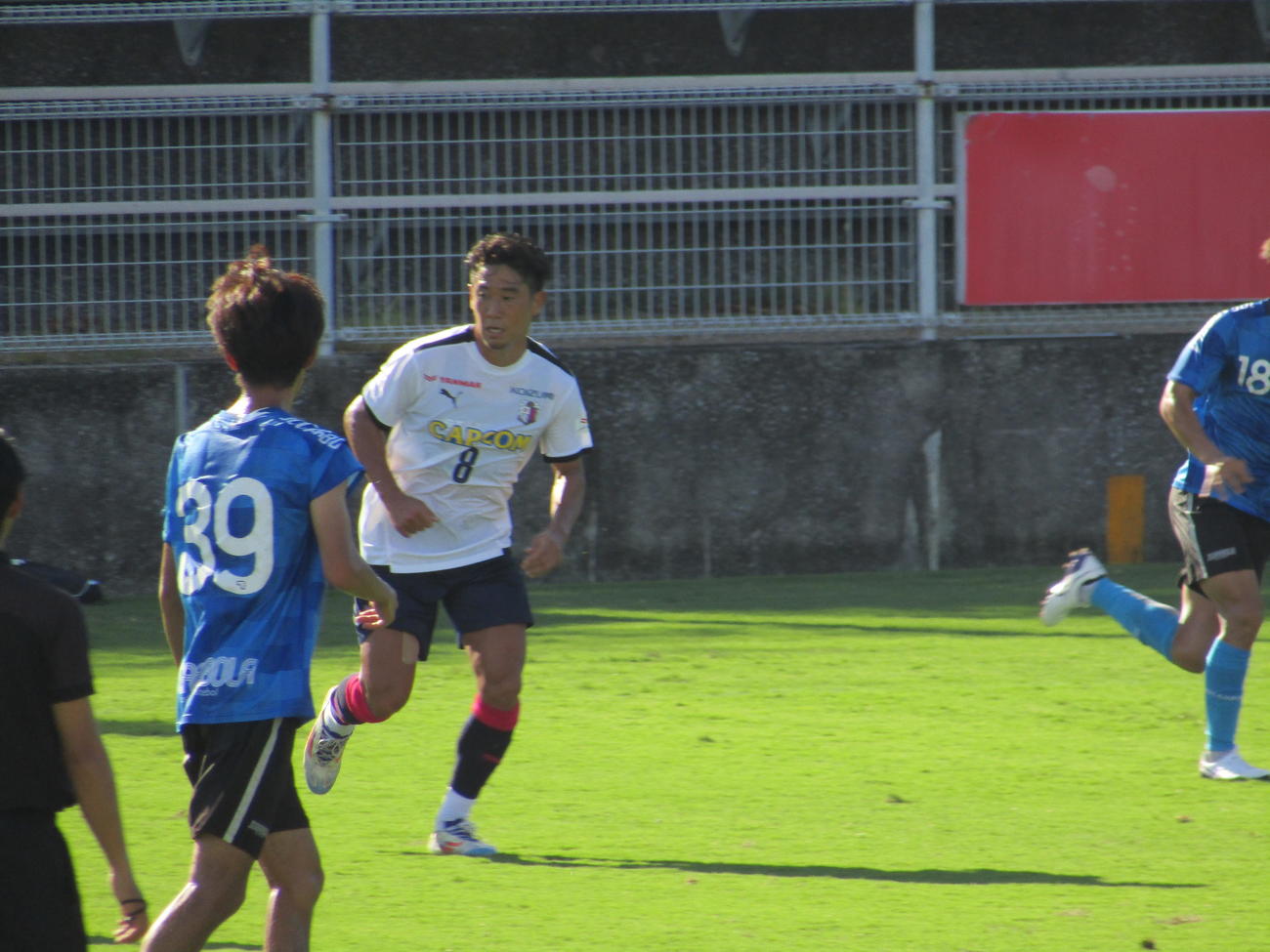 練習試合に出場したC大阪香川