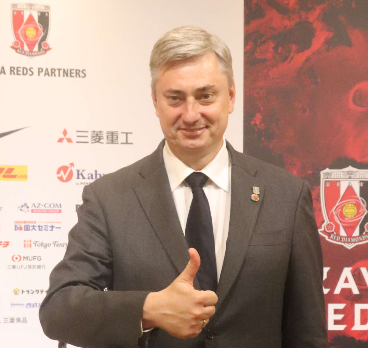 浦和の指揮官に再就任したスコルジャ監督（2024年9月7日撮影）