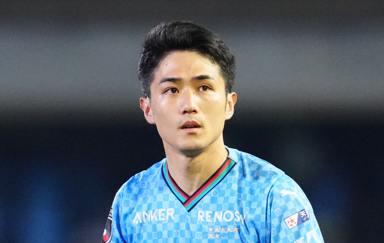 川崎F大島僚太（2024年6月撮影）