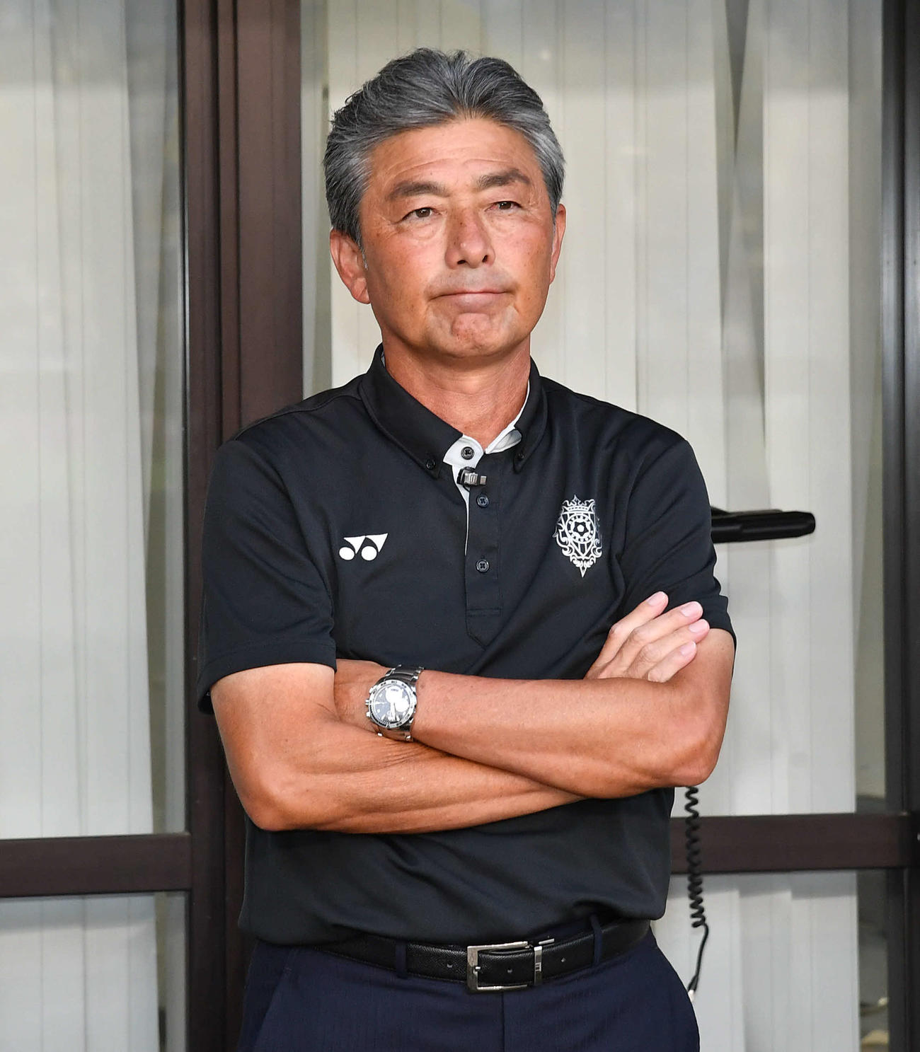 福岡対町田　福岡長谷部監督（撮影・岩下翔太）