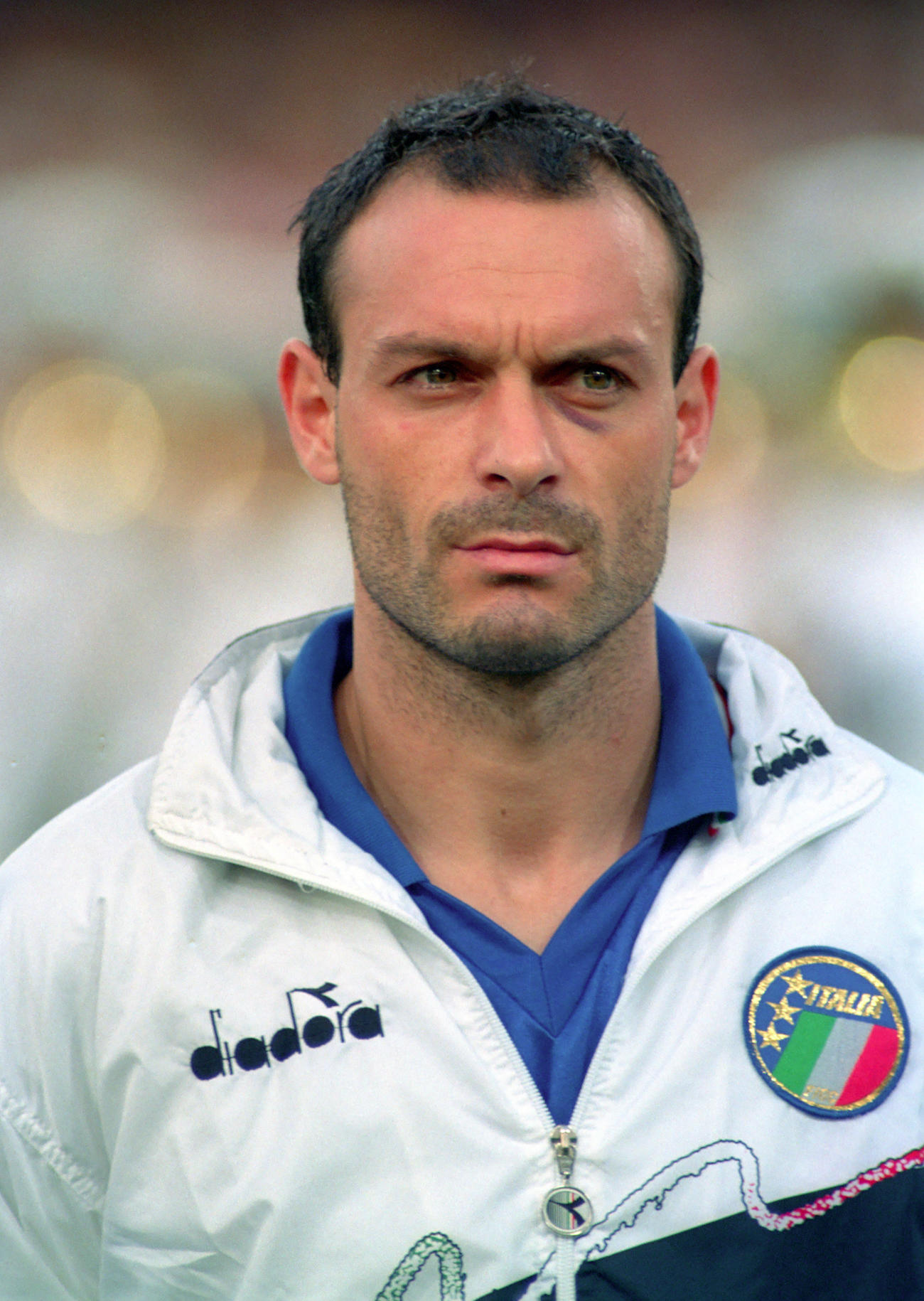 90年W杯イタリア大会準決勝　イタリアのFWサルバトーレ・スキラッチ