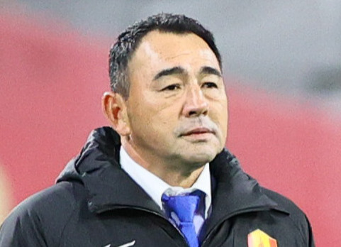 名古屋長谷川健太監督（2024年2月23日撮影）