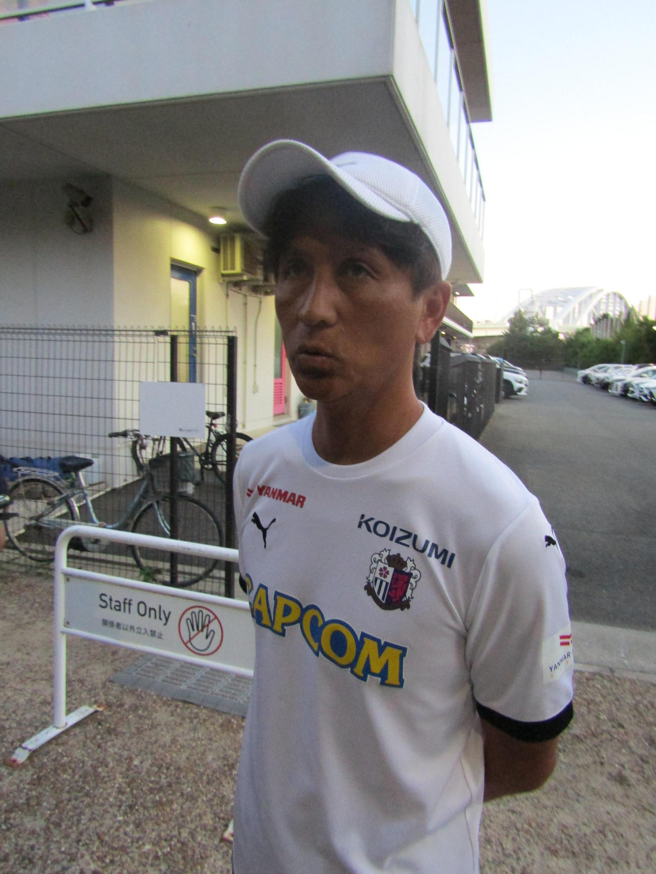 C大阪小菊監督（24年9月17日撮影）