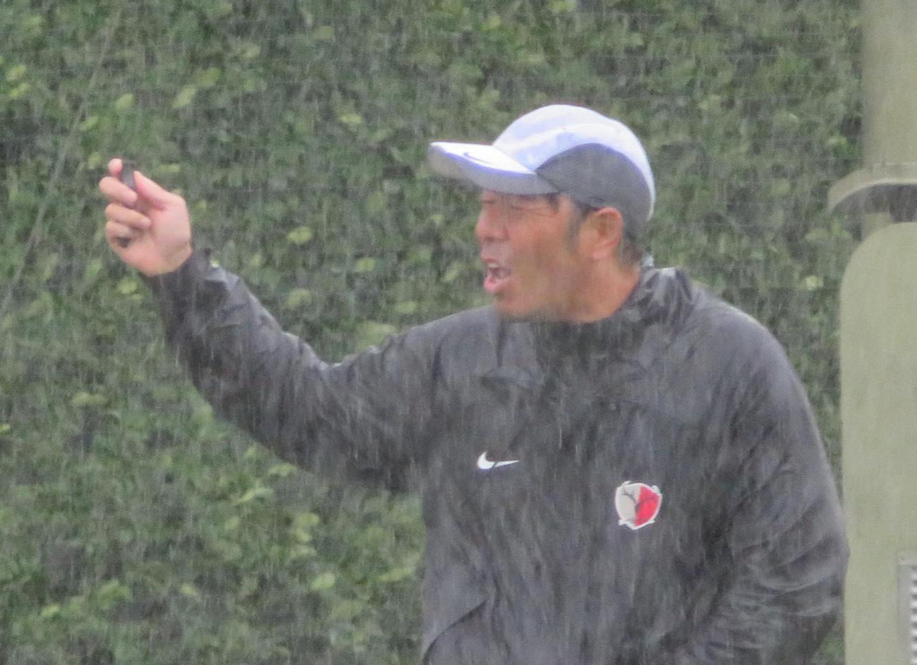 J1鹿島の新コーチに就任した羽田憲司氏（撮影・佐藤成）