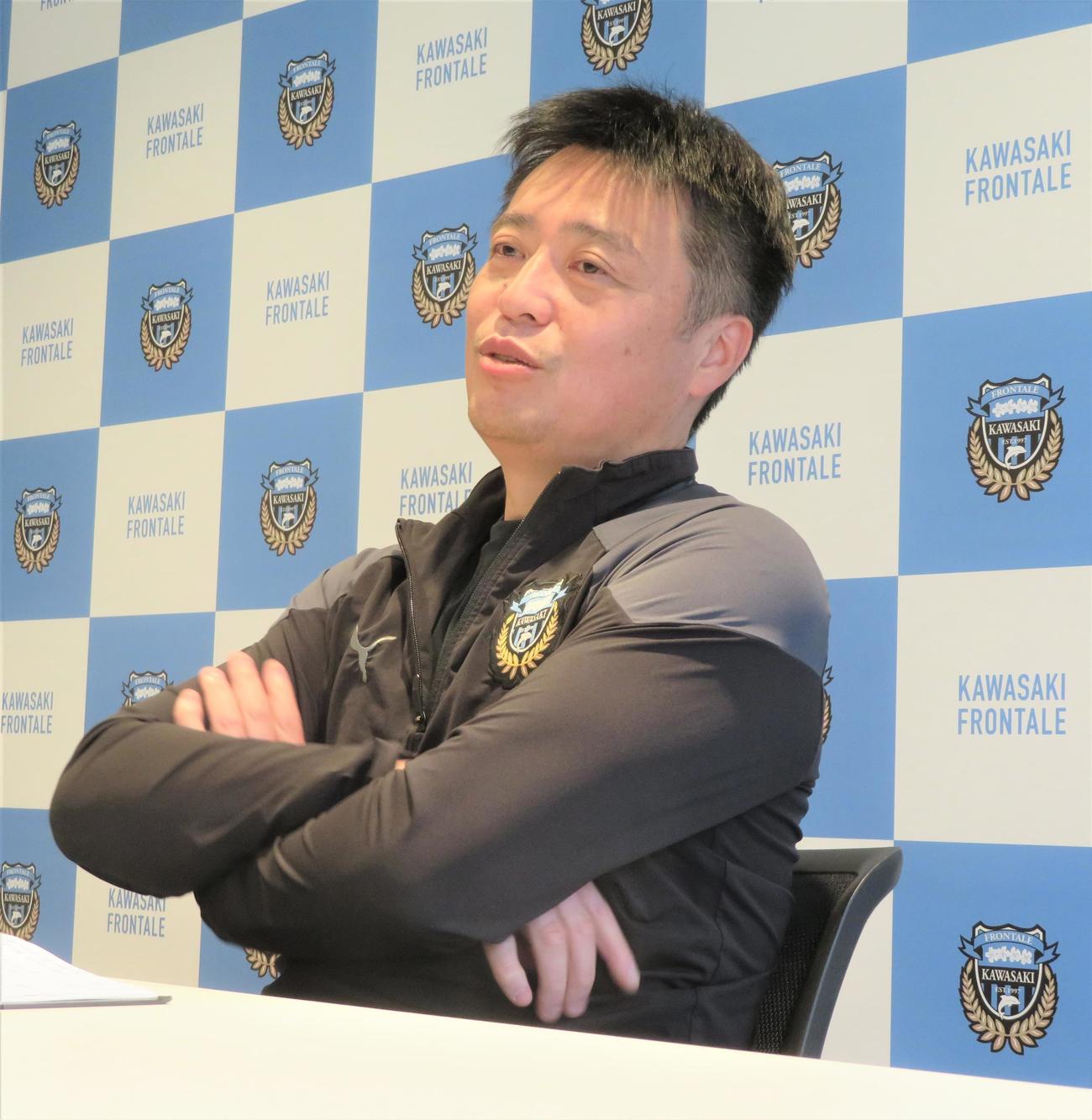 川崎フロンターレ竹内弘明GM（2023年12月撮影）
