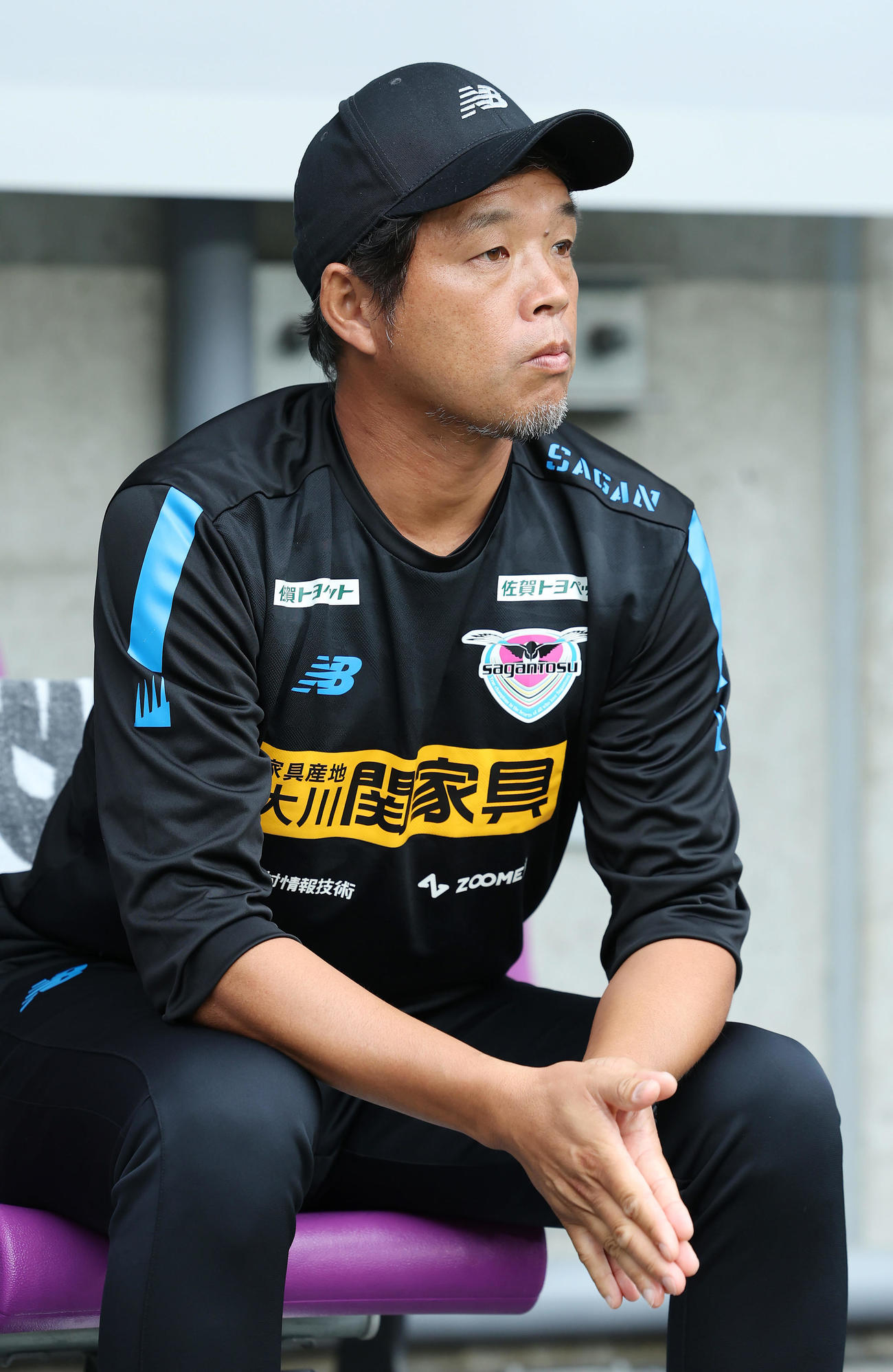 京都対鳥栖　京都戦に臨む鳥栖木谷監督（撮影・前田充）