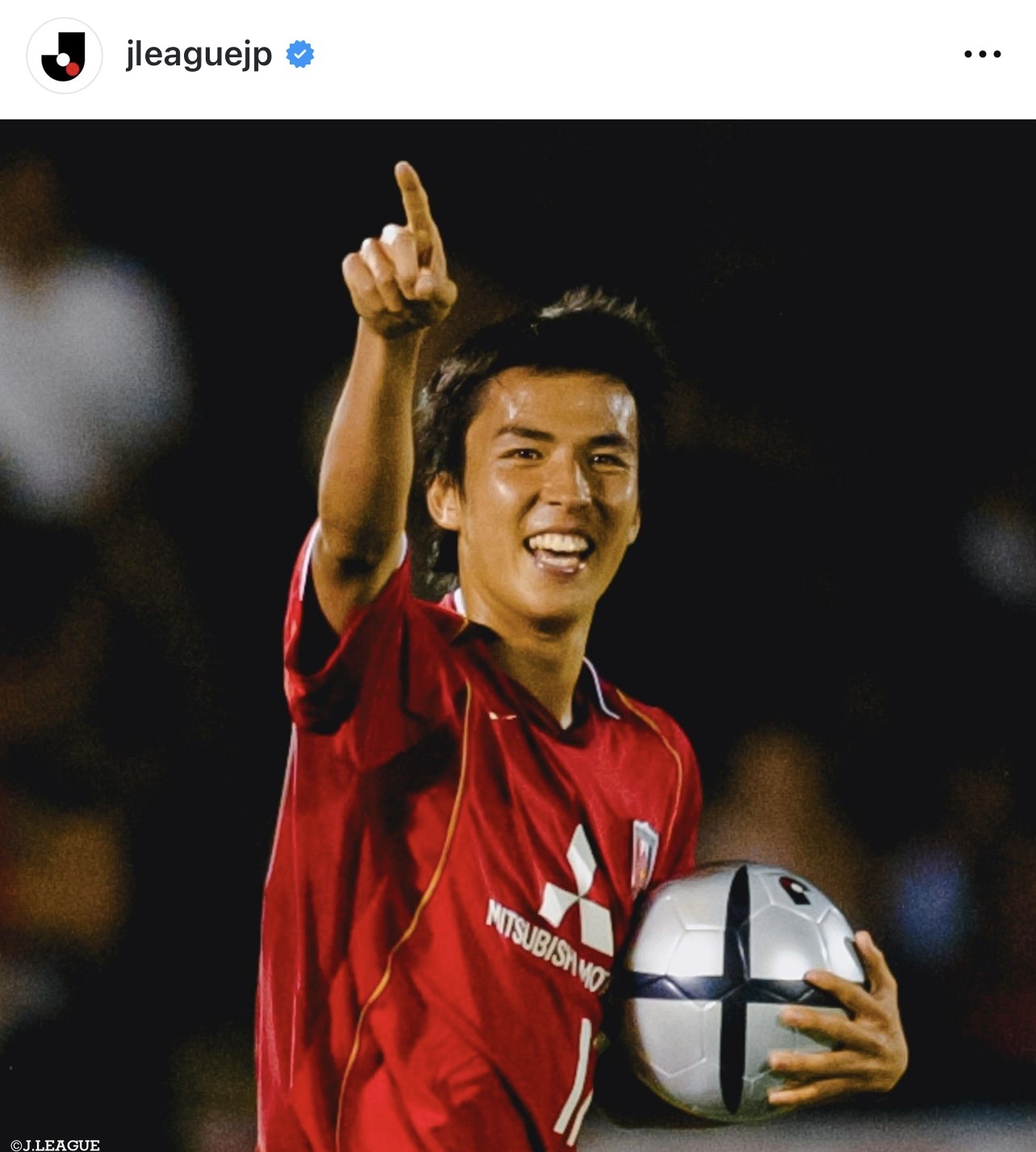 Jリーグ公式インスタグラムから