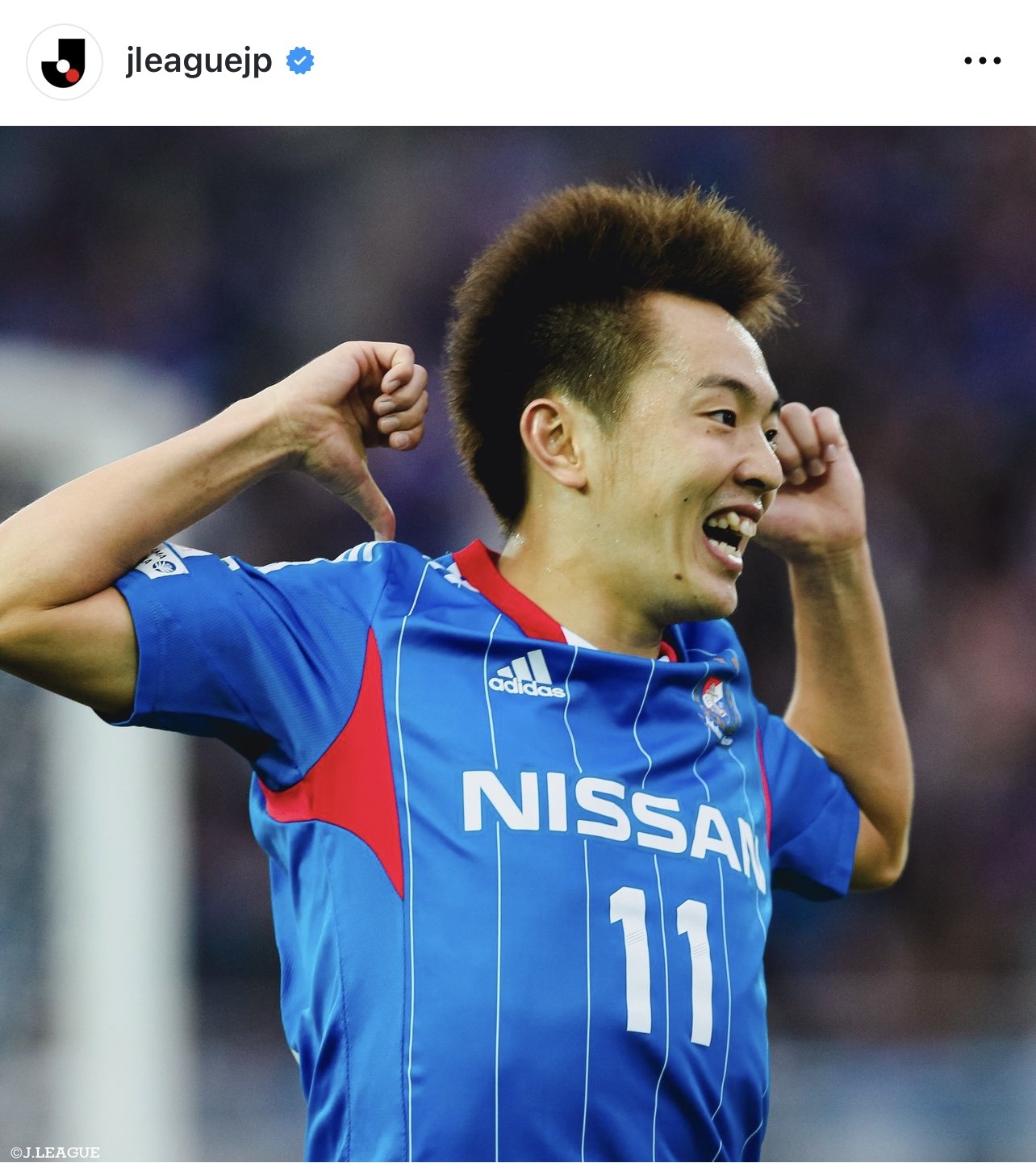 Jリーグ公式インスタグラムから