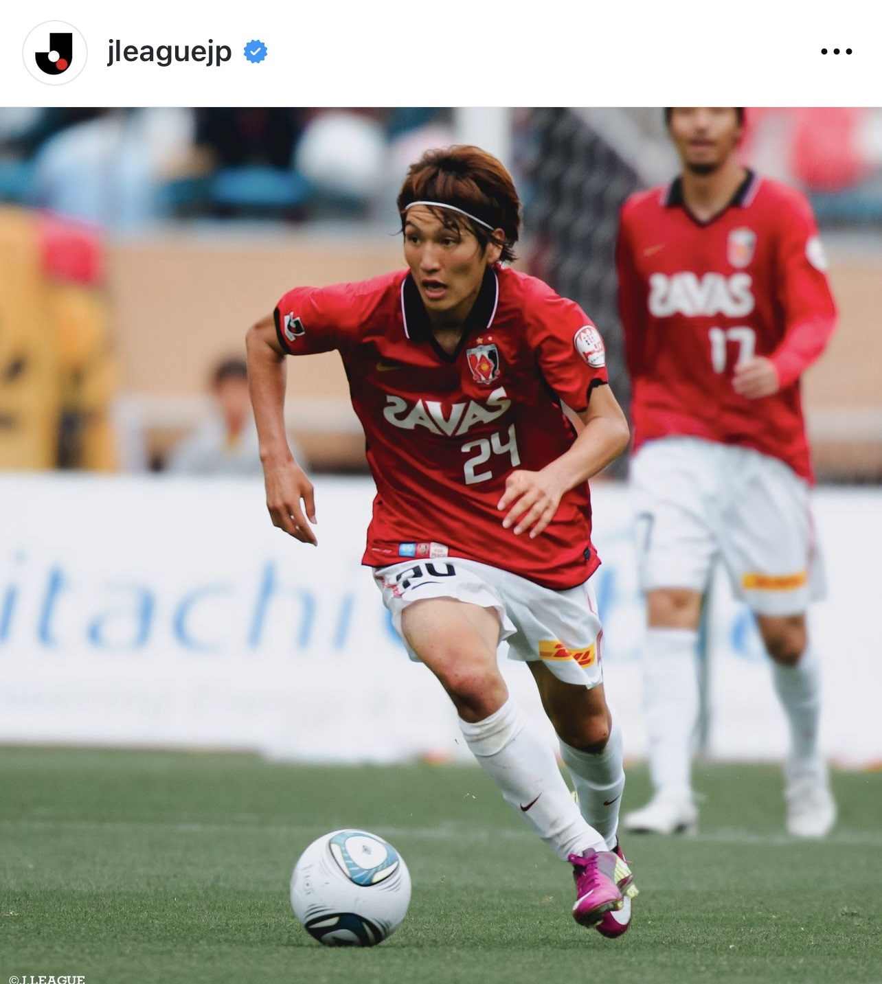 Jリーグ公式インスタグラムから