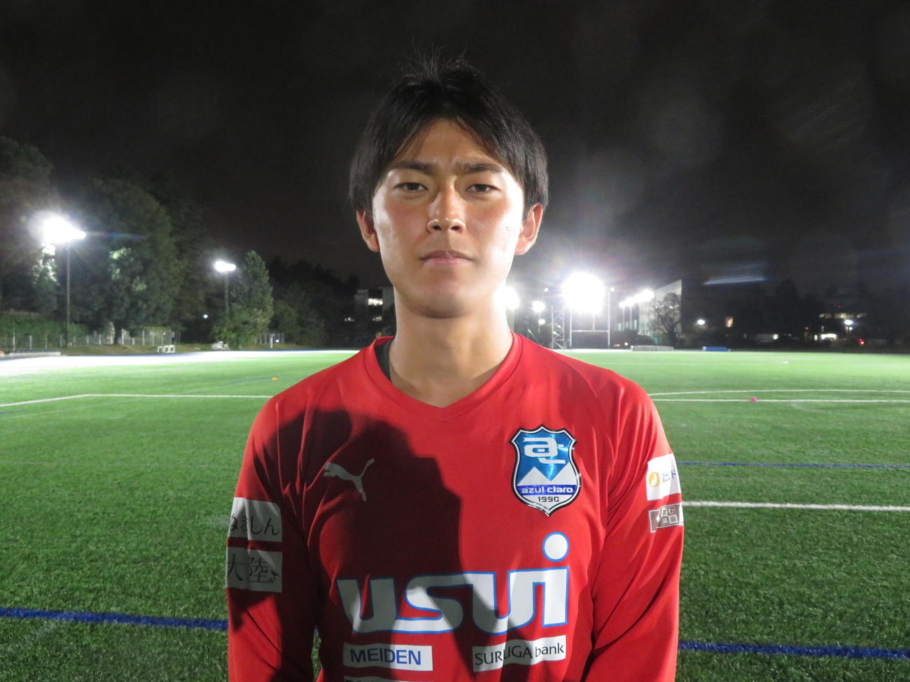 東京学芸大学蹴球部外川陽登主将（撮影・佐藤成）