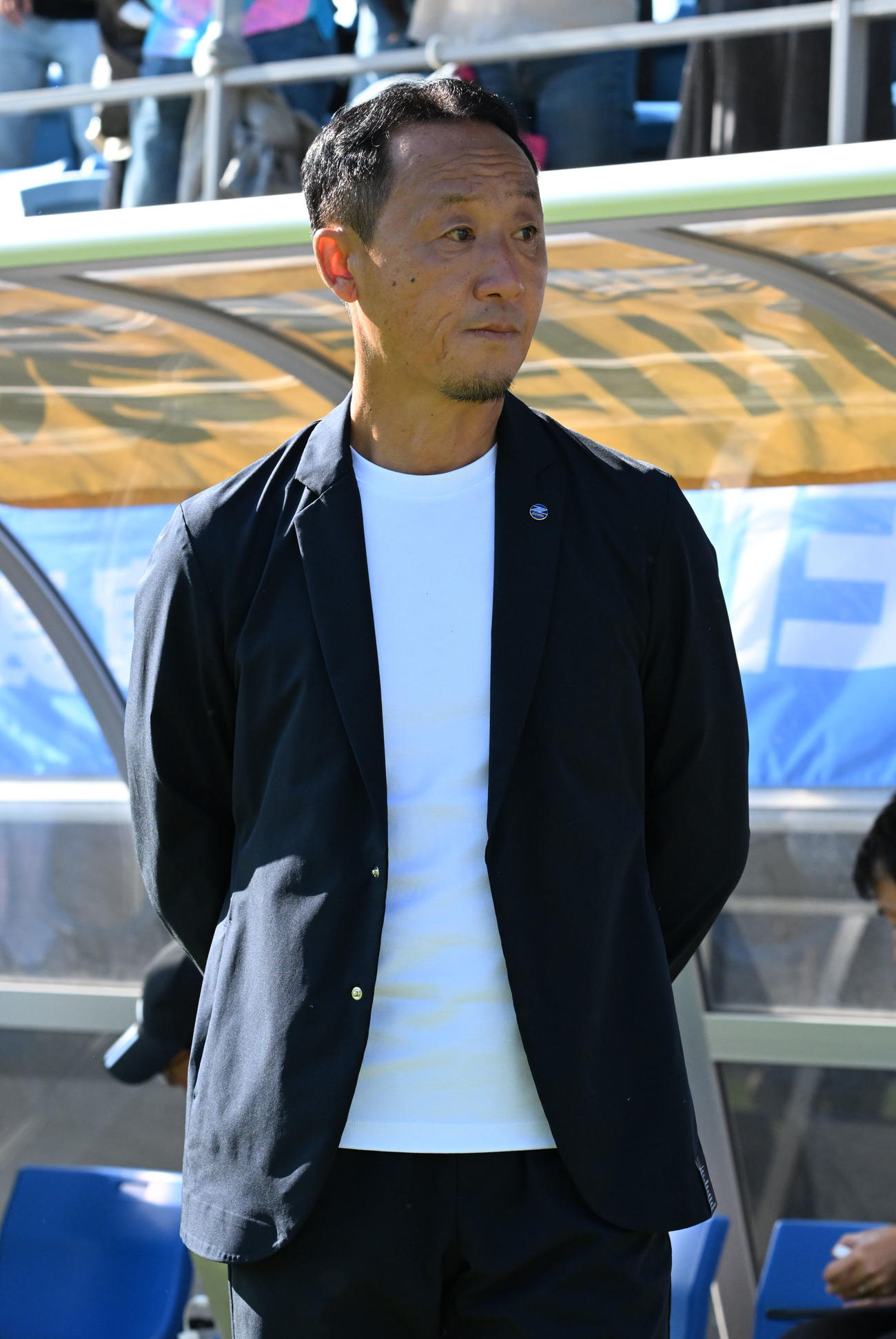 鳥栖対町田　町田黒田監督（撮影・林敢治）