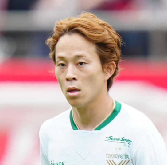 東京V森田晃樹（2024年5月12日撮影）