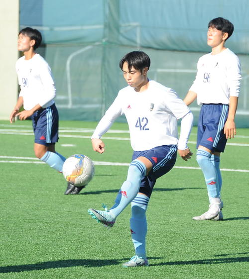 高校サッカー】新潟大会決勝 新潟明訓・福原快成「自信ある」鉄壁守備
