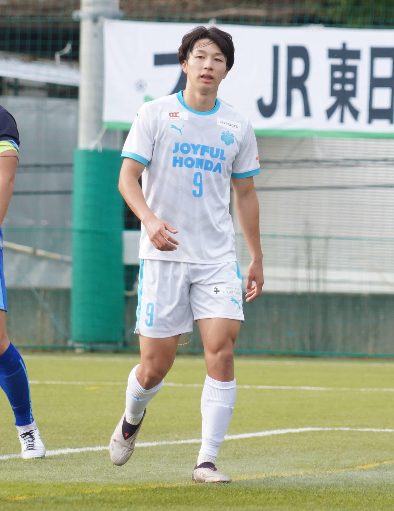 JR東日本カップ2024　第98回関東大学サッカーリーグ戦1部の桐蔭横浜大－筑波大戦でプレーする筑波大FW内野航太郎（撮影・佐藤成）