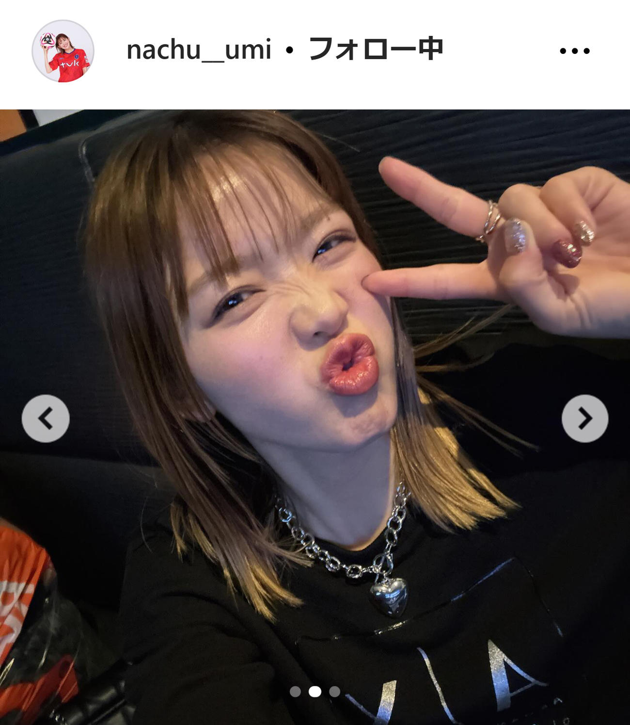 菅能夏海のインスタグラムから