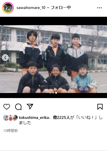 澤穂希さんのインスタグラムから