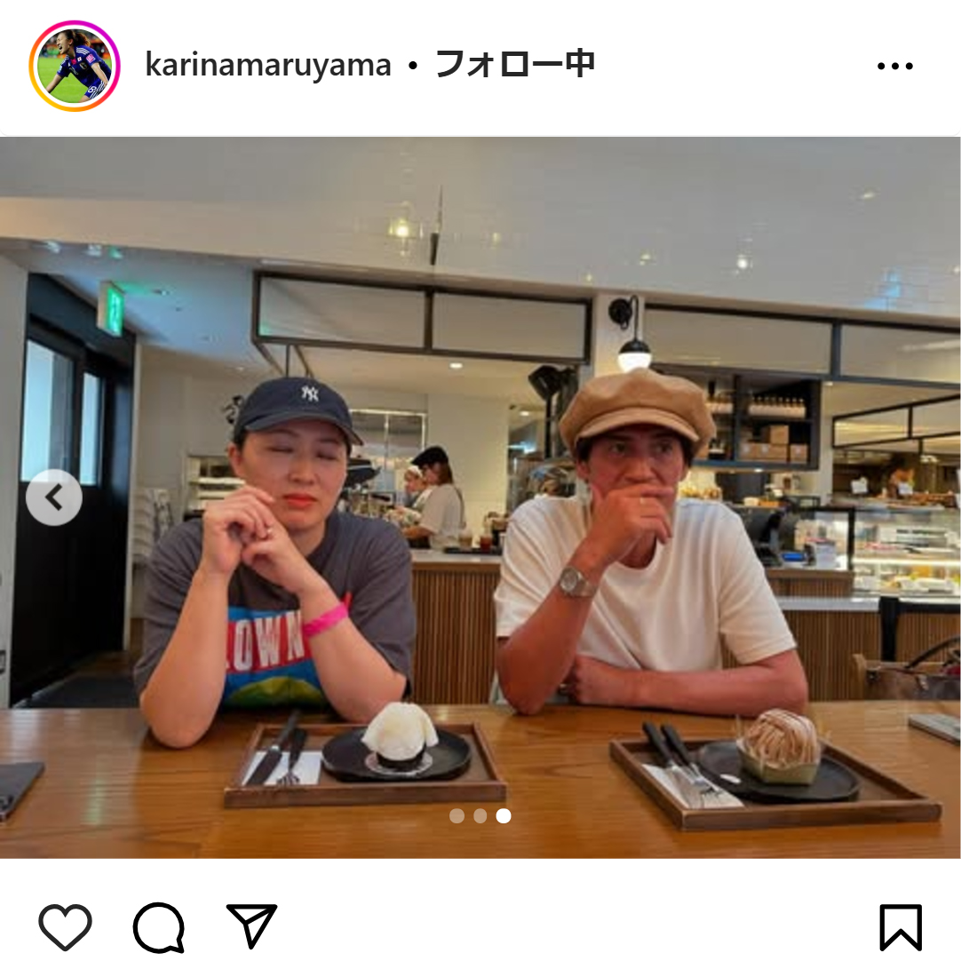 丸山桂里奈のインスタグラムから