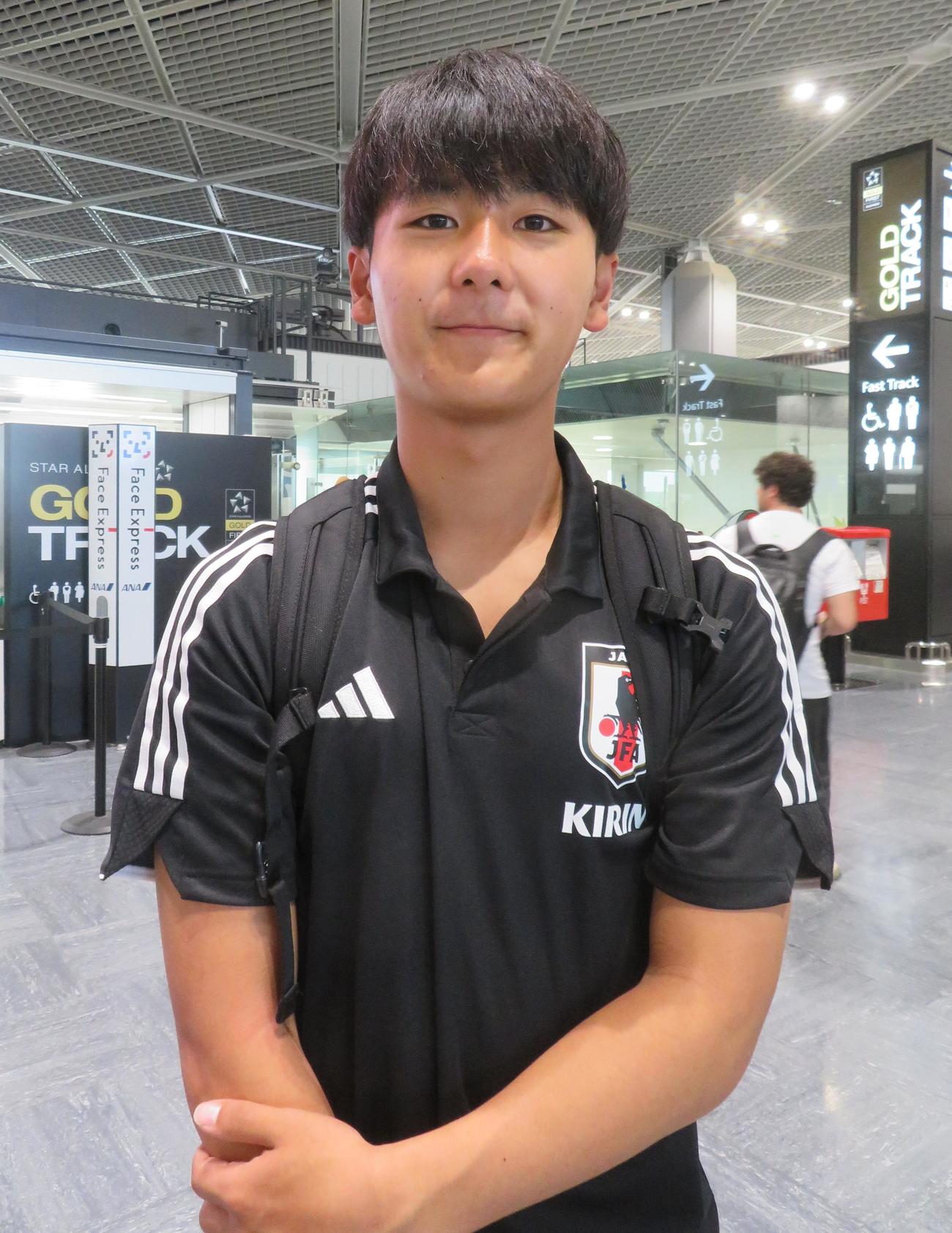 U－19日本代表FW神田奏真（2024年11月11日撮影）