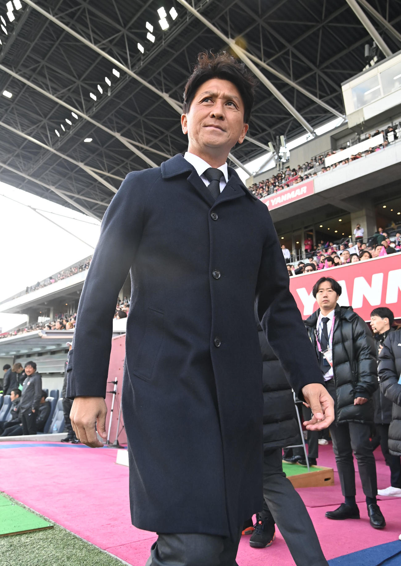C大阪対鹿島　今季限りでクラブを退くC大阪の小菊昭雄監督（撮影・石井愛子）
