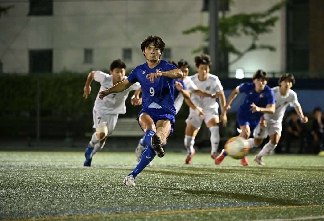 東海大サッカー部のエース桑山侃二（同部提供）