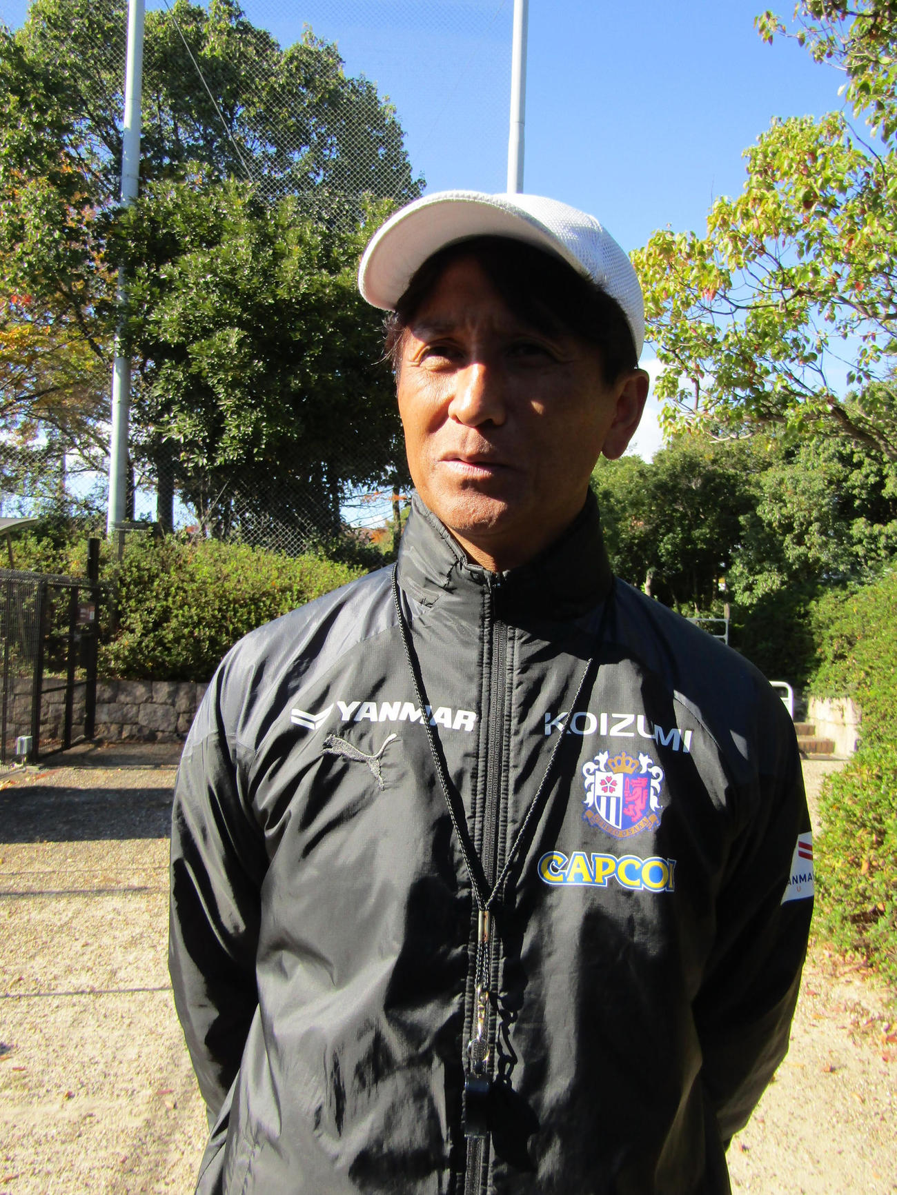C大阪小菊監督（24年12月4日撮影）