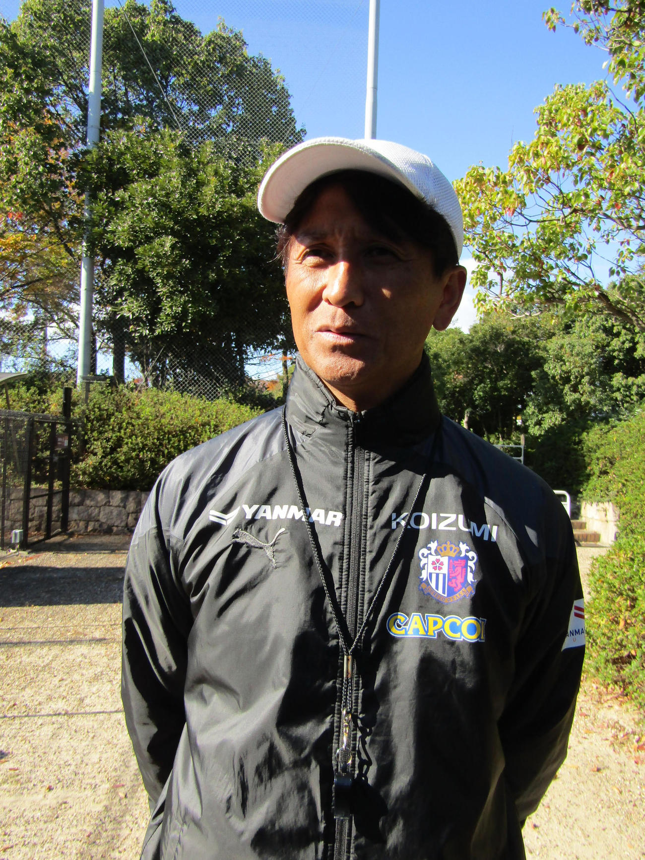 C大阪小菊監督（24年12月4日撮影）
