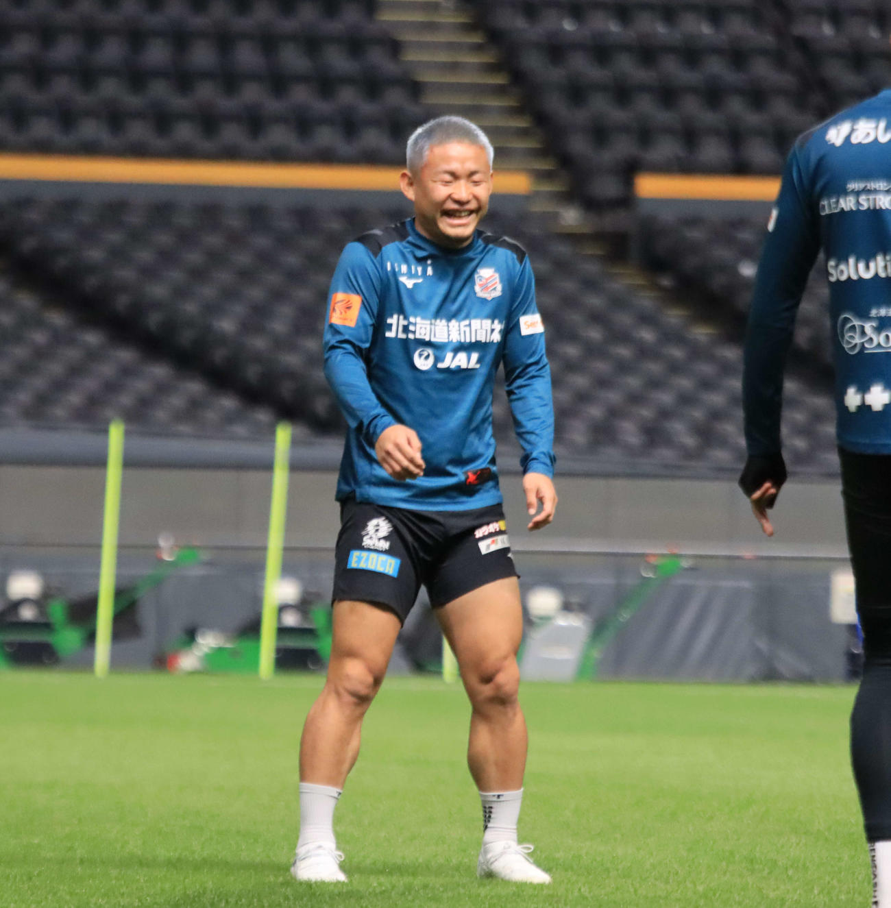 今季最後の練習に参加した札幌菅（撮影・保坂果那）