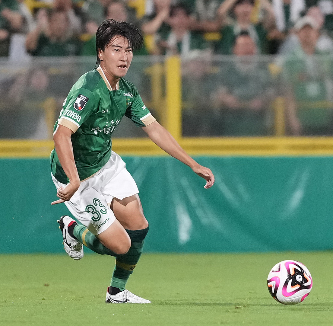 東京V松橋優安(2024年8月31日撮影)