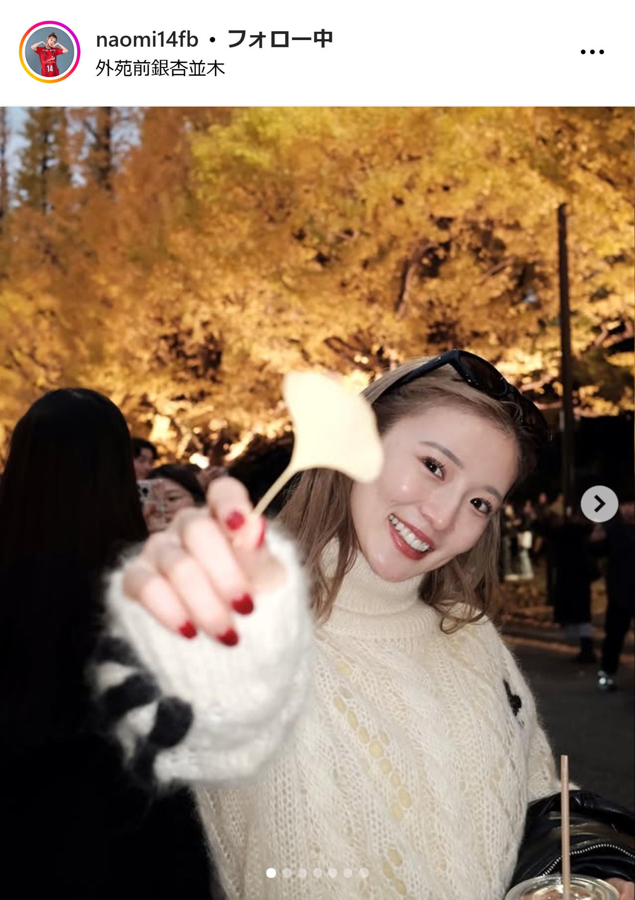 松本直美のインスタグラムから