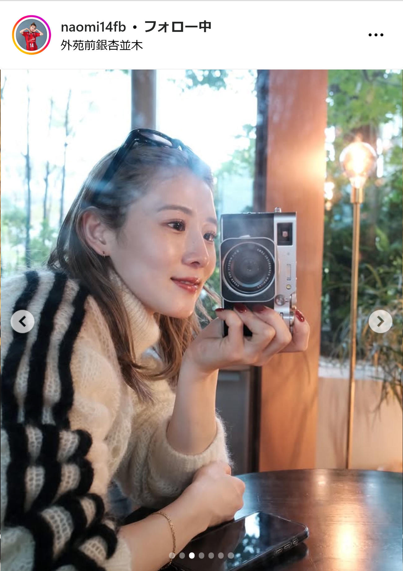 松本直美のインスタグラムから