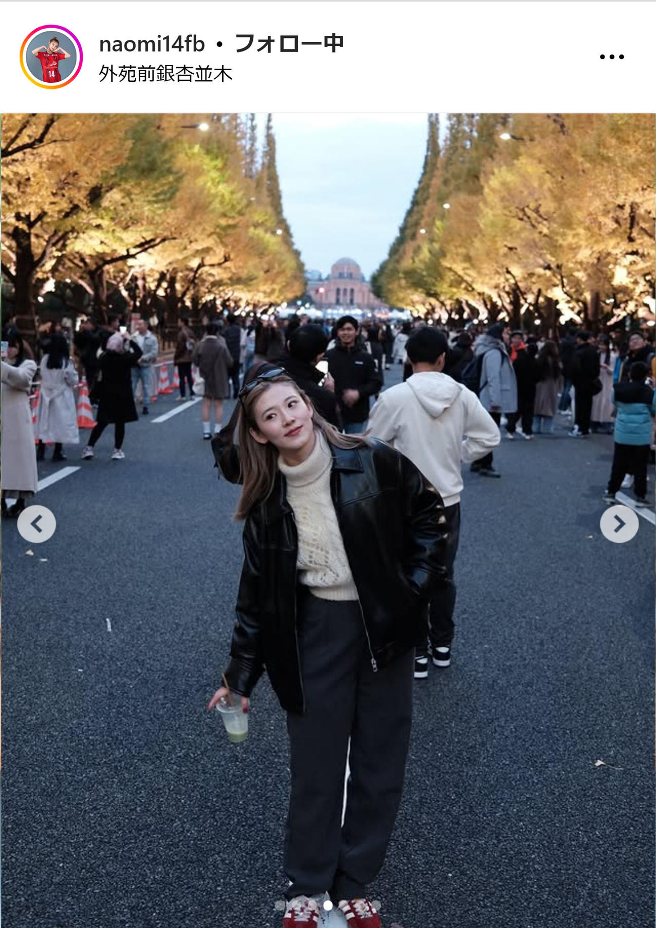 松本直美のインスタグラムから