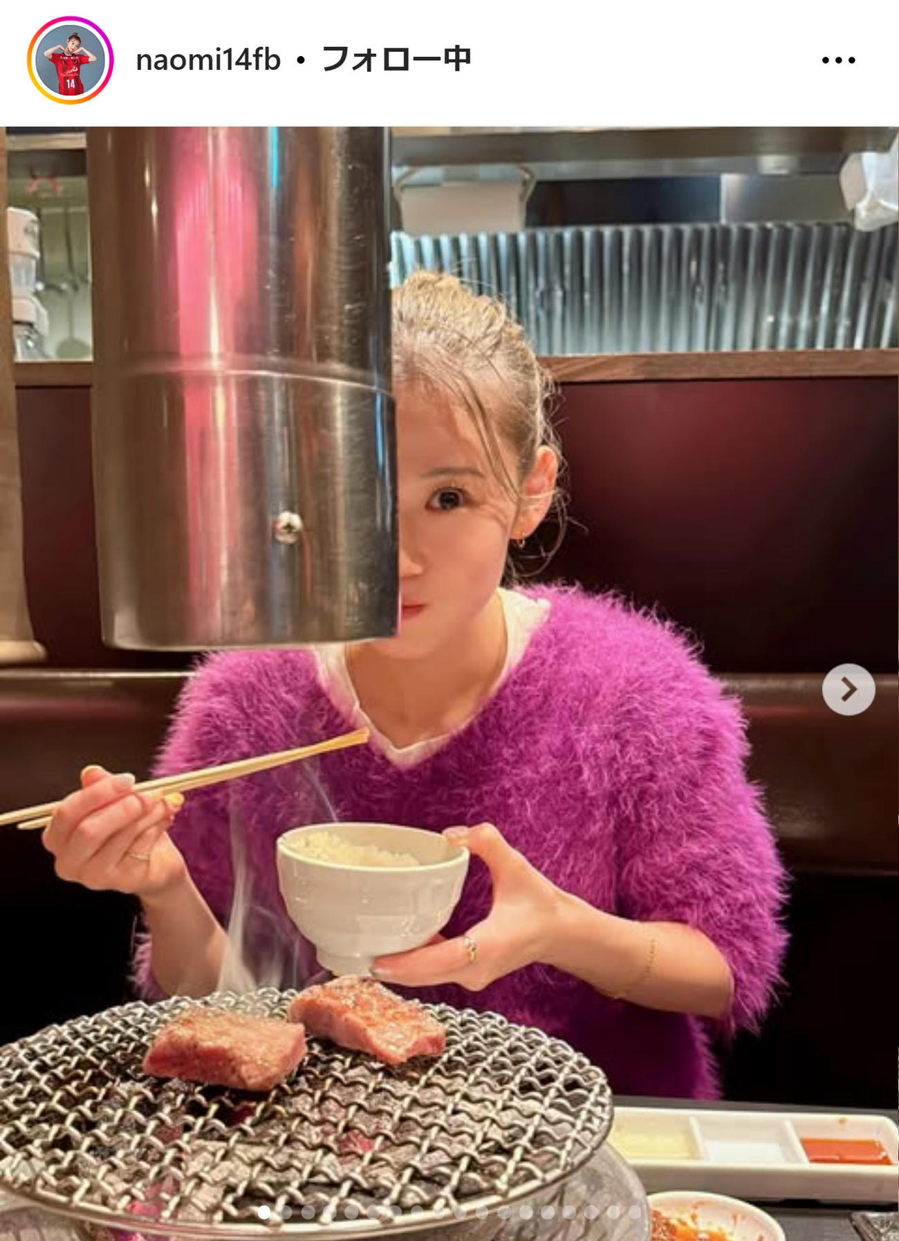 松本直美のインスタグラムから