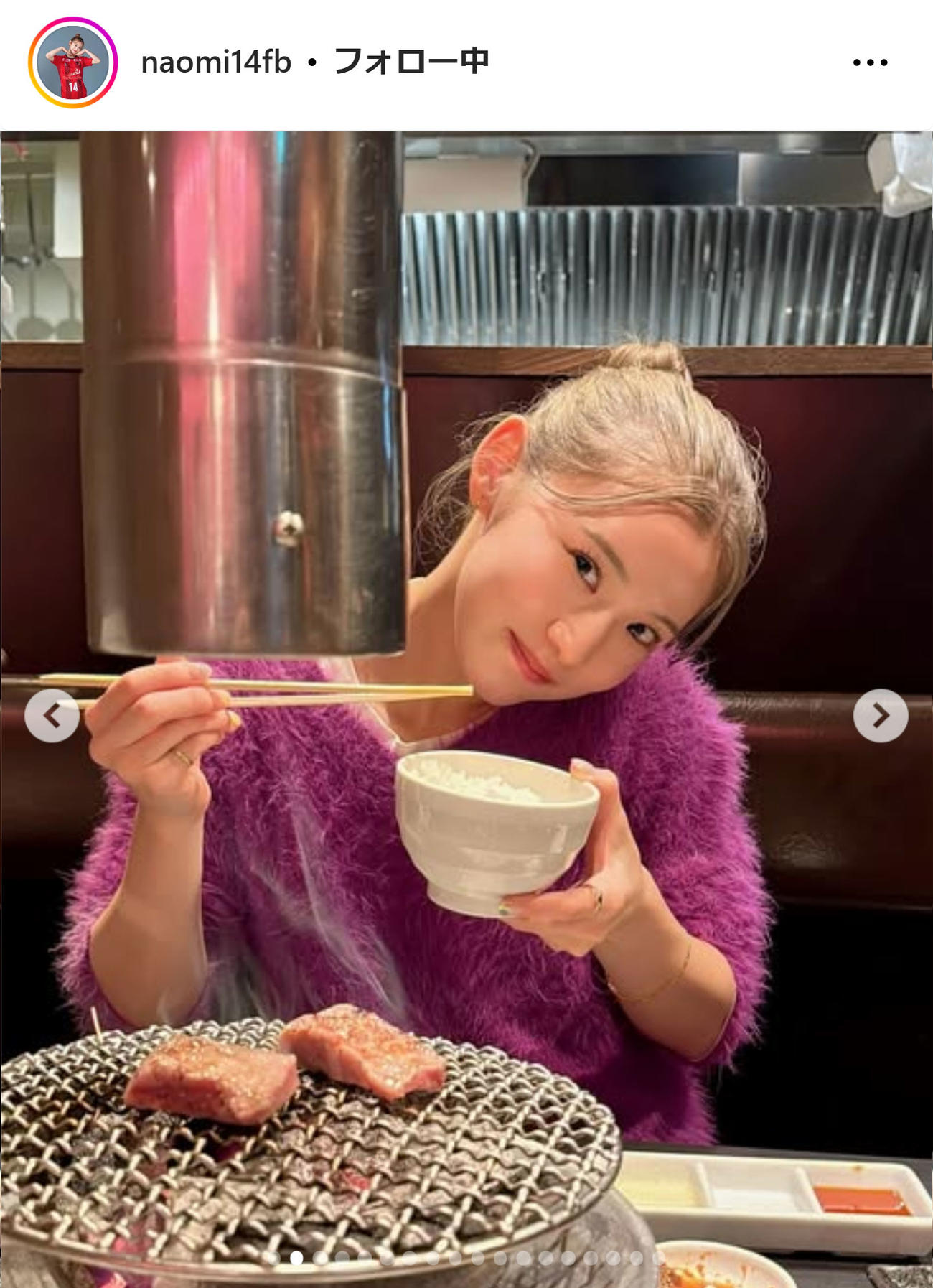 松本直美のインスタグラムから
