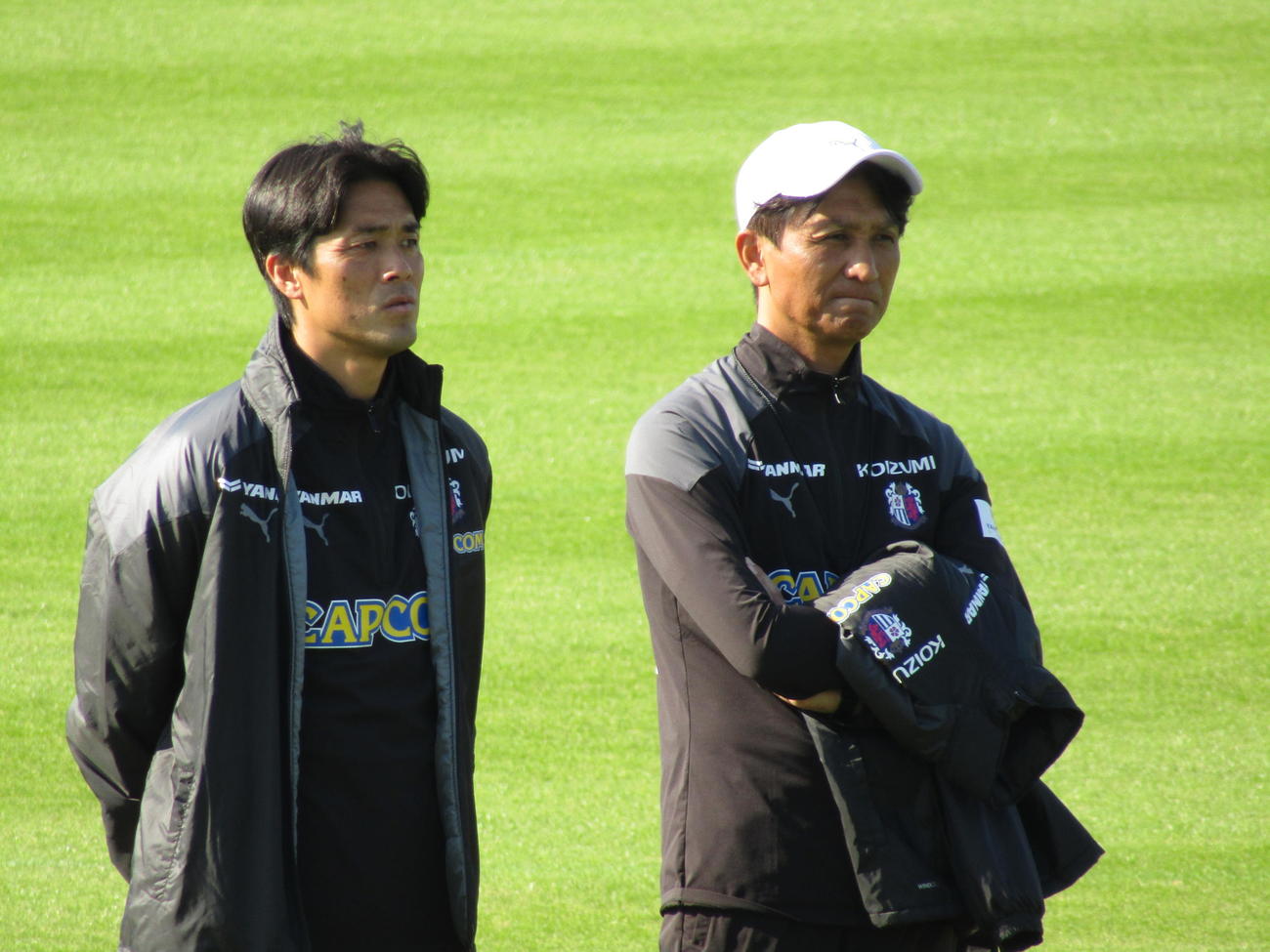 C大阪から鳥栖に小菊昭雄監督（右）とともに移る高橋大輔コーチ（24年11月14日撮影）