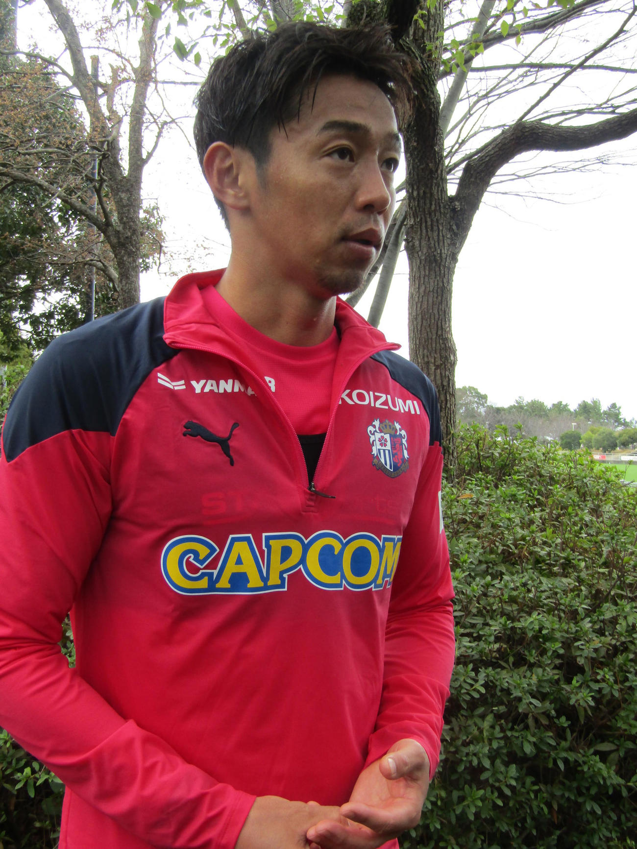 C大阪を退団する清武（24年2月20日撮影）