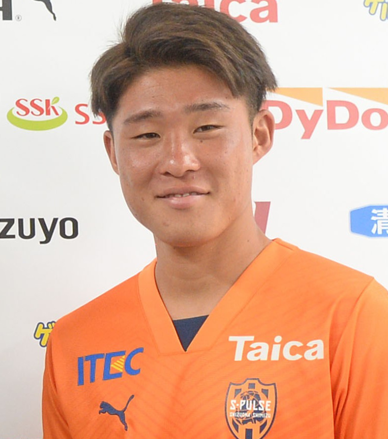 清水MF宇野禅斗（2024年7月撮影）