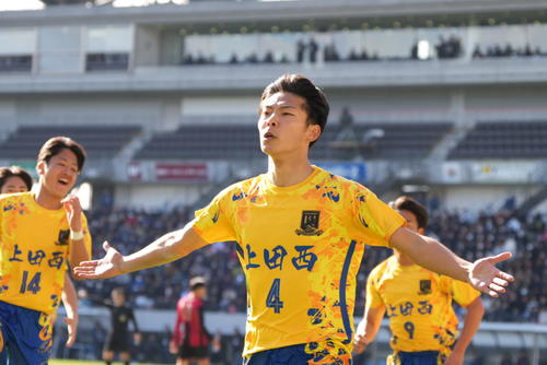高校サッカー】上田西7大会ぶり8強進出、矢板中央破る「うちは黄色い