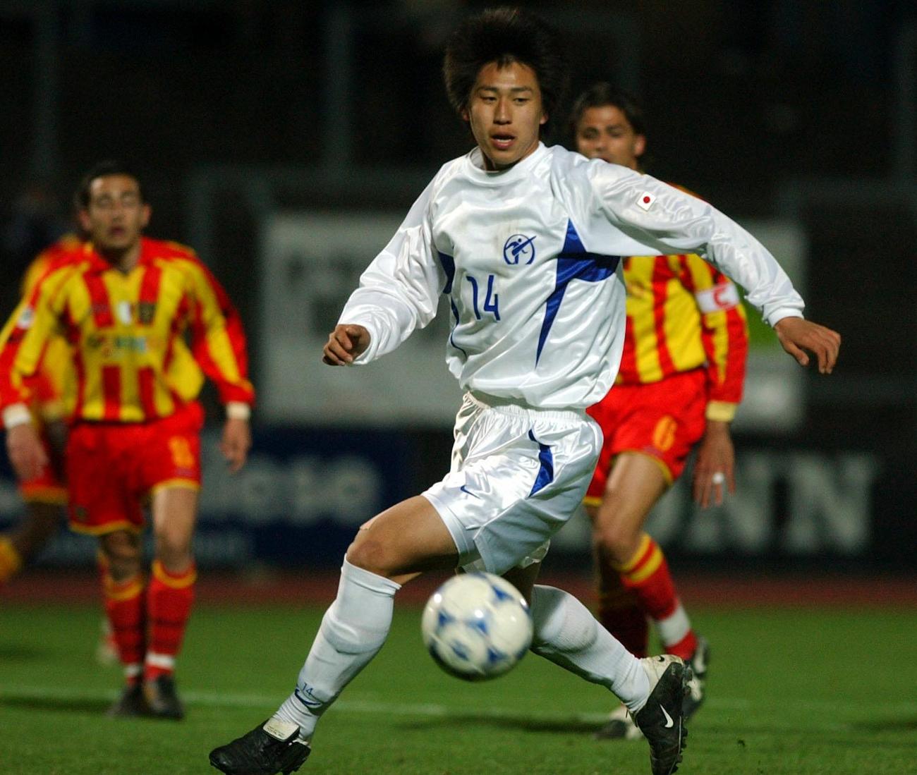 日本高校選抜時代の豊田陽平（2004年4月撮影）
