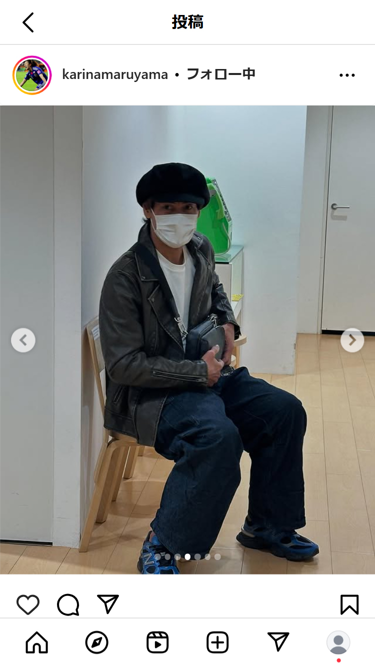 丸山桂里奈のインスタグラムから