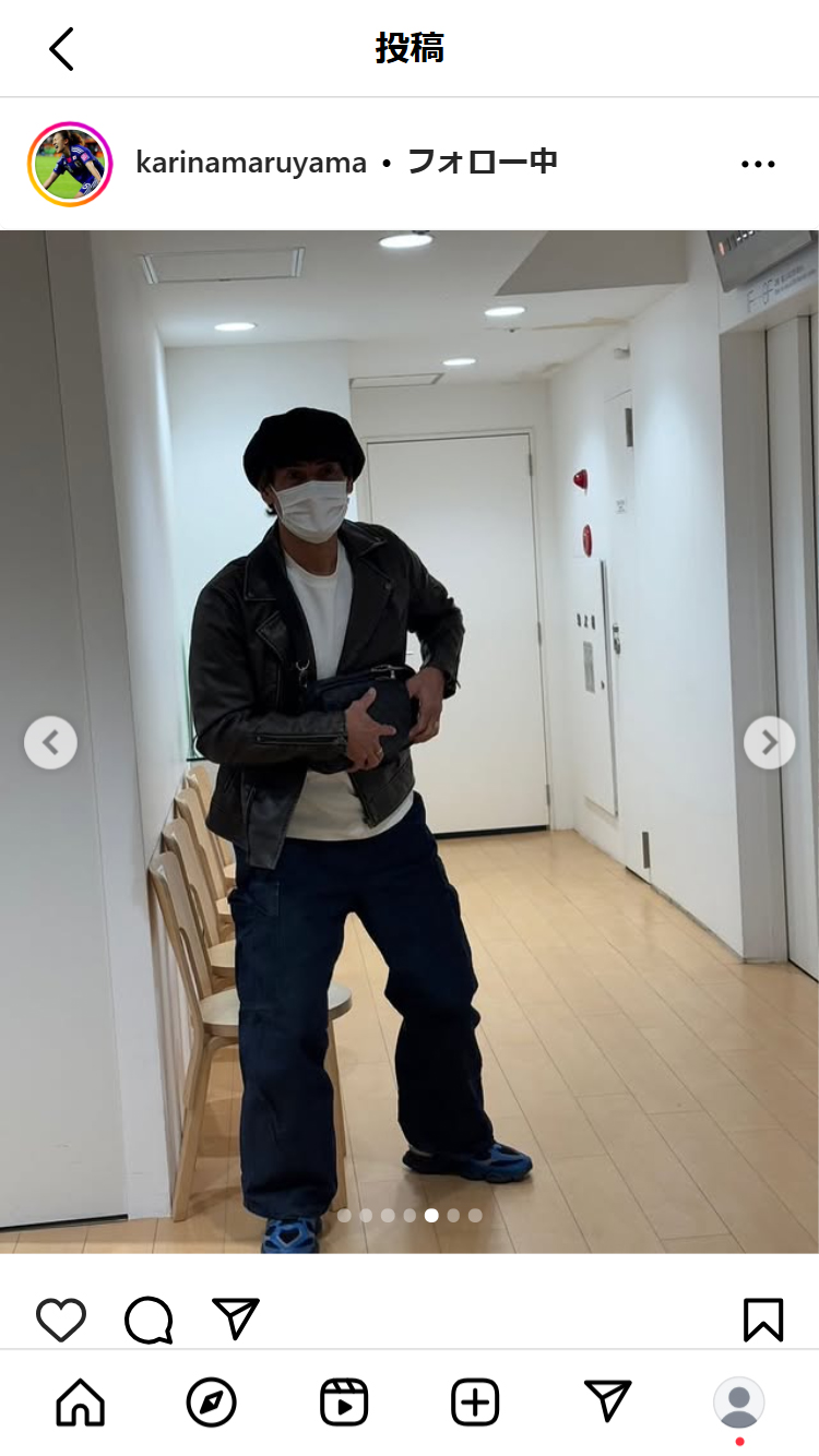 丸山桂里奈のインスタグラムから