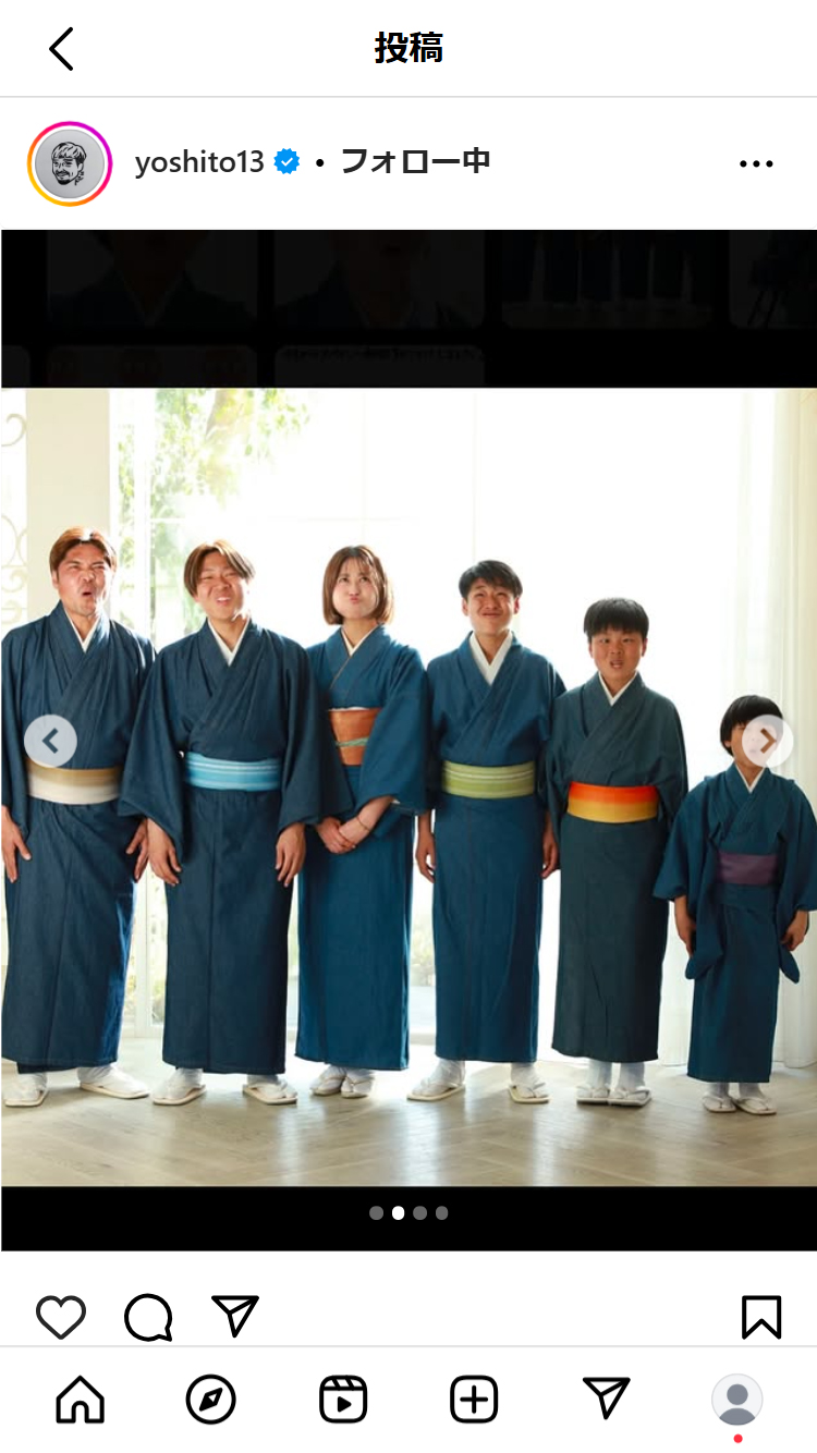 大久保嘉人さんのインスタグラムから
