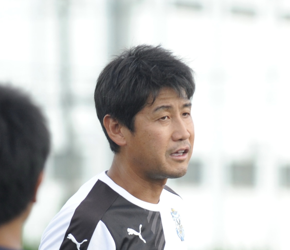 磐田ユース監督時代のの田中誠コーチ（2016年8月撮影）